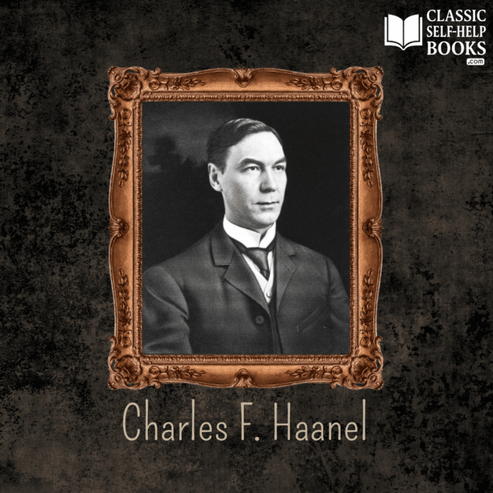 Charles F. Haanel Vintage portrait of Charles F. Haanel, New Thought author and creator of The Master Key System, shown in an early 20th-century framed photograph.