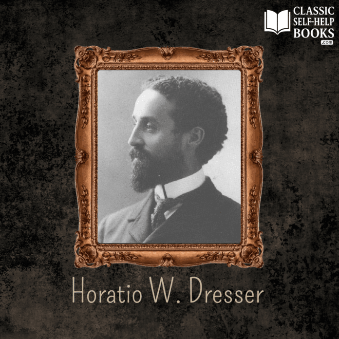 Horatio W. Dresser Vintage portrait of Horatio W. Dresser, American philosopher and leading New Thought author, shown in an early 20th-century framed photograph.