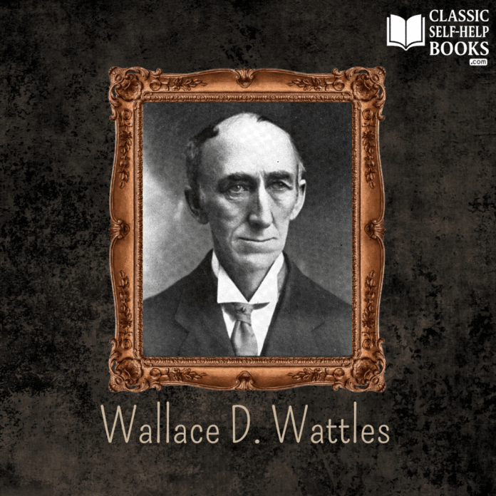 Wallace D. Wattles Vintage portrait of Wallace D. Wattles, American New Thought author and pioneer of self-help philosophy, best known for The Science of Getting Rich.