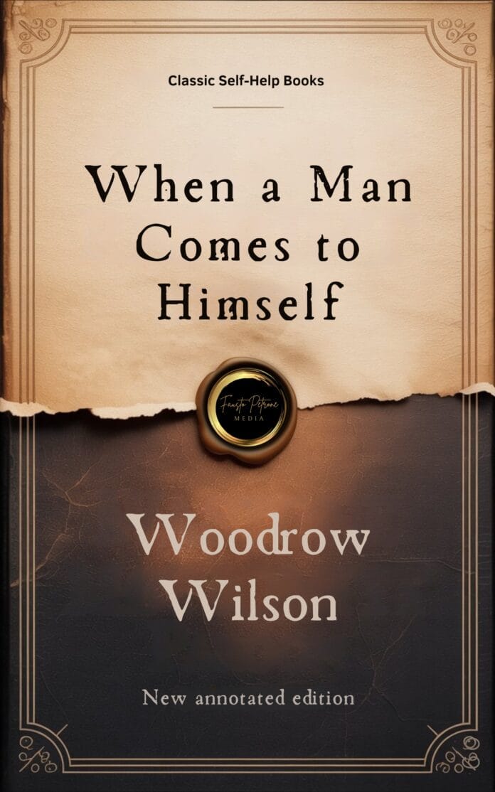 Cover of ‘When a Man Comes to Himself’, by Woodrow Wilson – classic self-help essay